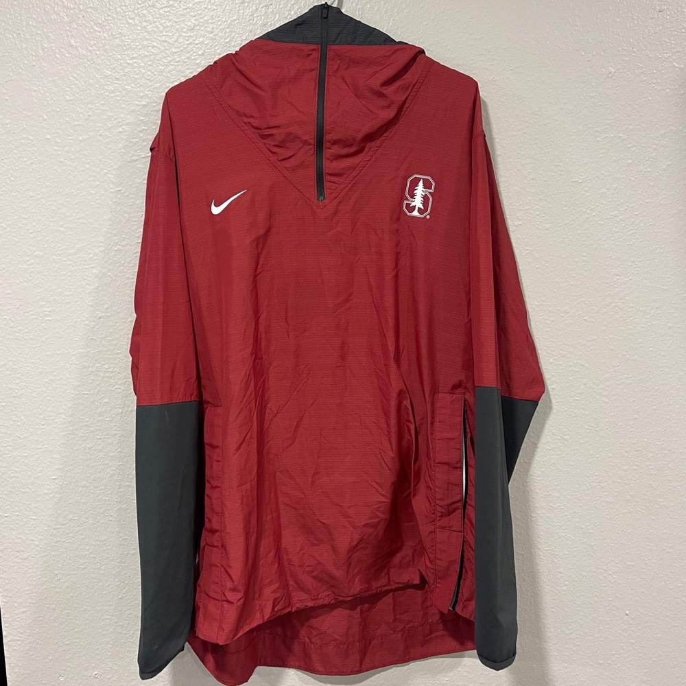 Stanford quarter zip windbreaker
